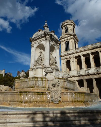 Saint Sulpice Fountain and Tower
